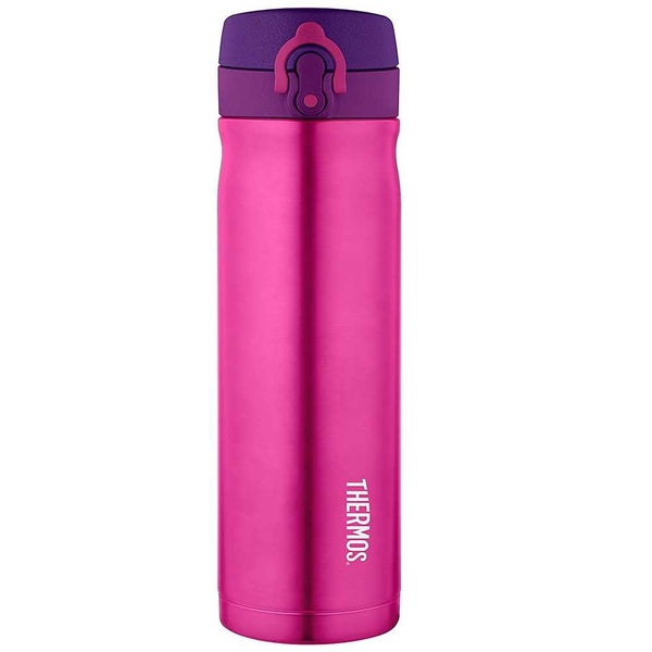 Thermos Stainless Steel Vacuum Drink Bottle Pink 470ml Carousel 1