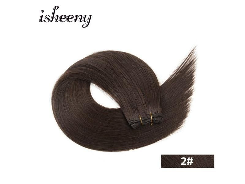 Brazilian Remy Human Hair Bundles Sew In Weft Extensions Straight Blonde 50g Carousel 1