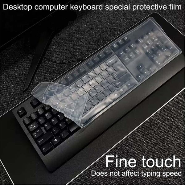 Keyboard Cover Skin - Clear for PC 104/107 Keys Standard Keyboard - Anti Dust Carousel 2