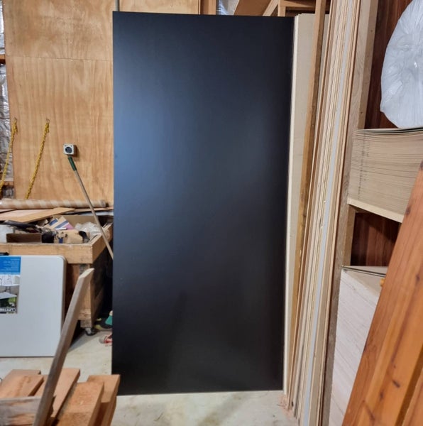 3mm Black Single Sided Melamine MDF Board Carousel 1