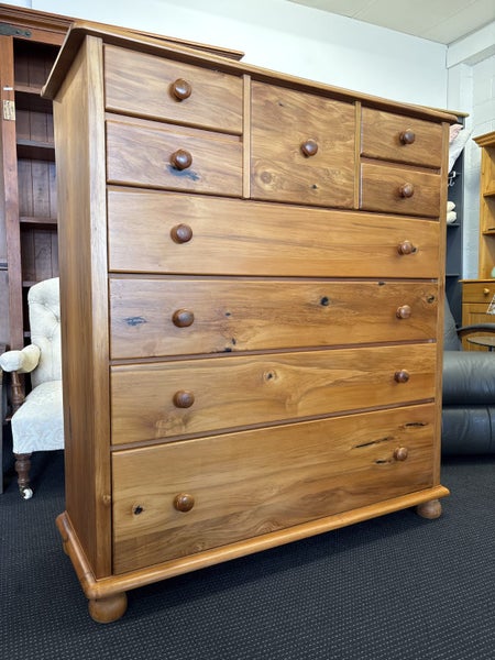 An A.S de Bruin Cabinetmakers Solid Rimu 8Dr Tallboy Carousel 2