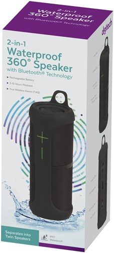 Digitech 2-In-1 Waterproof 360° Speaker with Bluetooth® Technology XC5242 Carousel 5