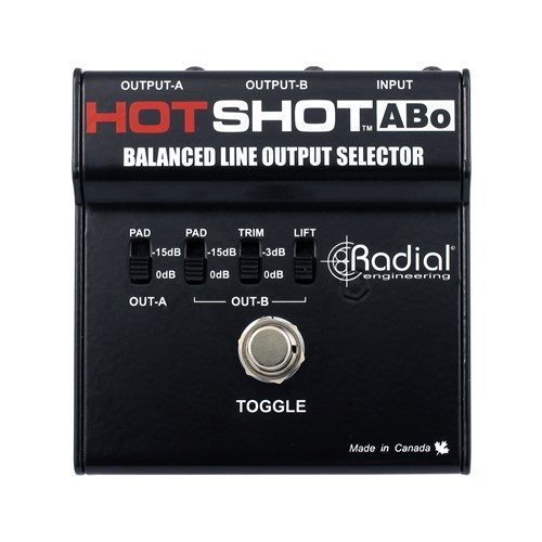 Radial HOTSHOT ABO - Mic & line switcher, 1 XLR-F input and 2 XLR-M outputs. ... Carousel 1