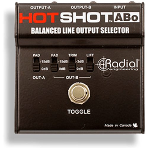 Radial HOTSHOT ABO - Mic & line switcher, 1 XLR-F input and 2 XLR-M outputs. ... Carousel 4