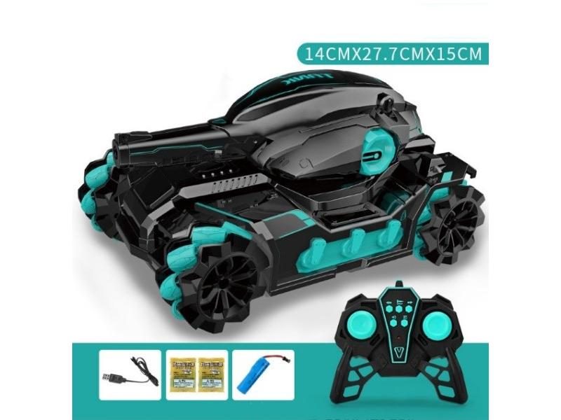 2.4G Water Bomb RC Tank RC CAR Light Music Shoots Toys For Boys Tracked Vehicle Carousel 1