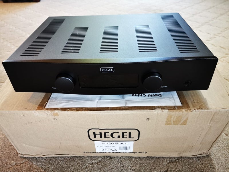 Hegel H120 Amplifer. Carousel 1