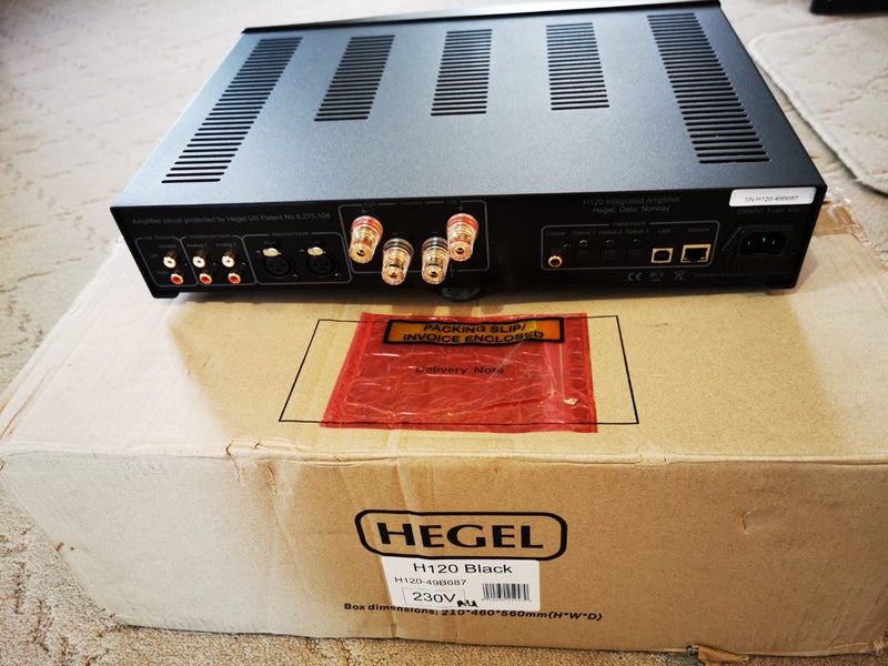 Hegel H120 Amplifer. Carousel 2