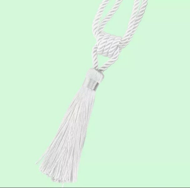 Curtain Tie Backs White Carousel 1