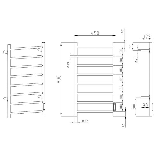 NEW HEATED TOWEL RAIL Carousel 4