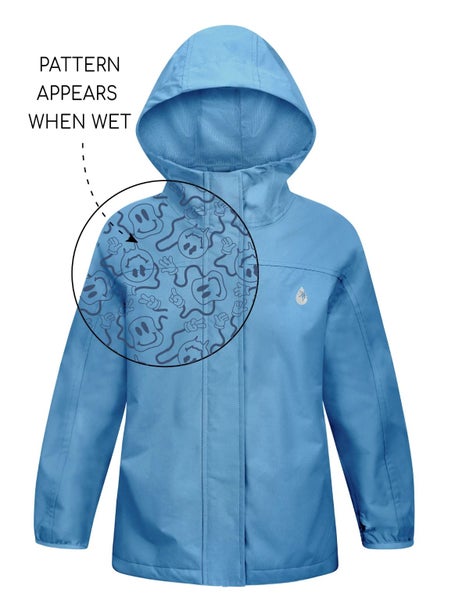 Therm SplashMagic Rainshell - Tide Blue | Smiley Carousel 1