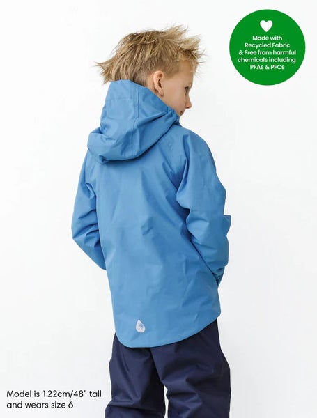 Therm SplashMagic Rainshell - Tide Blue | Smiley Carousel 6