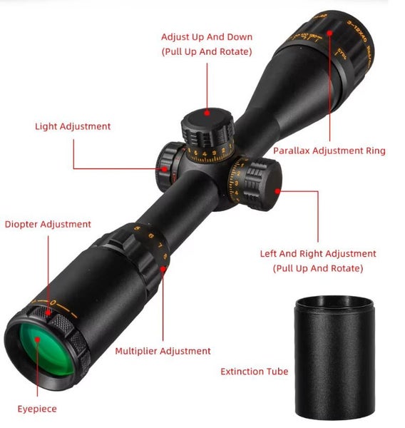 3-12X40 Nsirius Compact Riflescope lluminated Tactical Rifle Hunting Scope 20mm63830045265793113