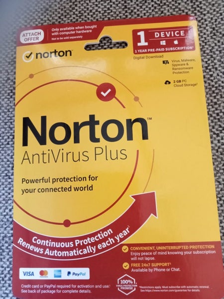 Reduced Price: Norton AntiVirus Plus (1) Device. Carousel 1
