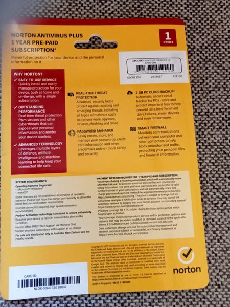 Reduced Price: Norton AntiVirus Plus (1) Device. Carousel 3