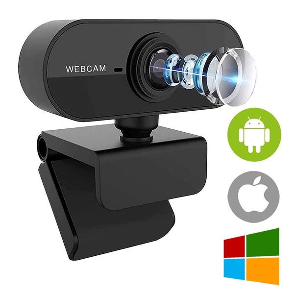 Full HD 1080P Webcam with Microphone Laptop Desktop MAC Camera USB Windows IOS Carousel 1