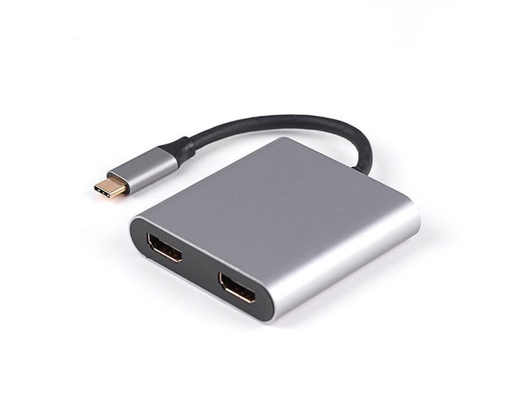 USB C to Dual HDMI Adapter, Dual Monitors Adapter USB C Adapter USB C Carousel 2