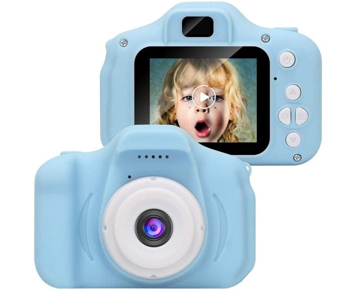 Kids Camera Children Digital Cameras Video Camcorder Toddler Camera - Blue Carousel 1
