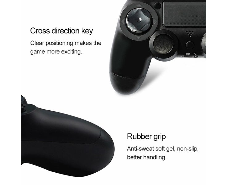 Wireless Bluetooth Joystick for PS4 Console for PlayStation Dual-shock 4 - Black Carousel 10