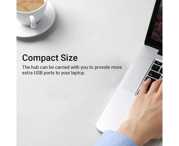 7 Ports USB 2.0 Hub Ultra Slim Portable Data Hub Individual LED Lit Po Carousel 6