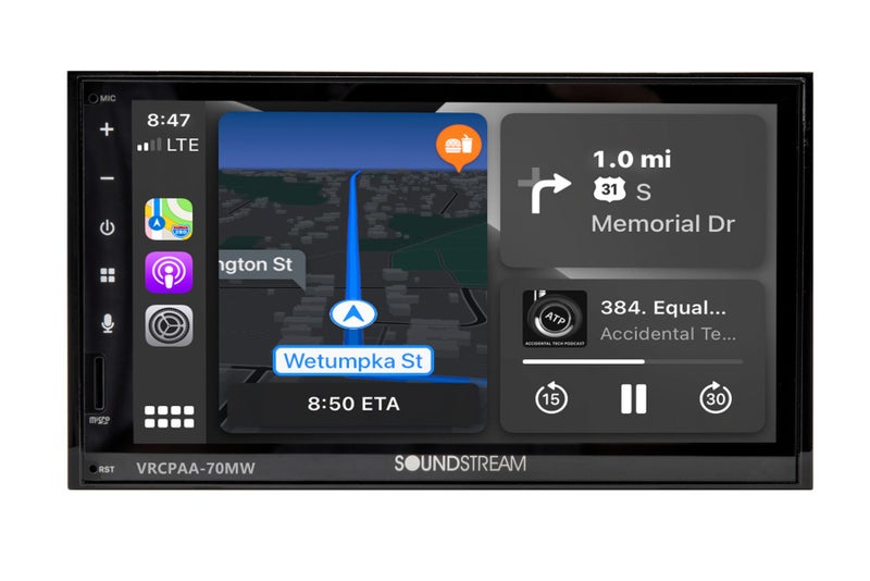 SOUNDSTREAM VRCPAA-70MW Wireless Apple Carplay / Android Auto / USB Car Stereo Carousel 2