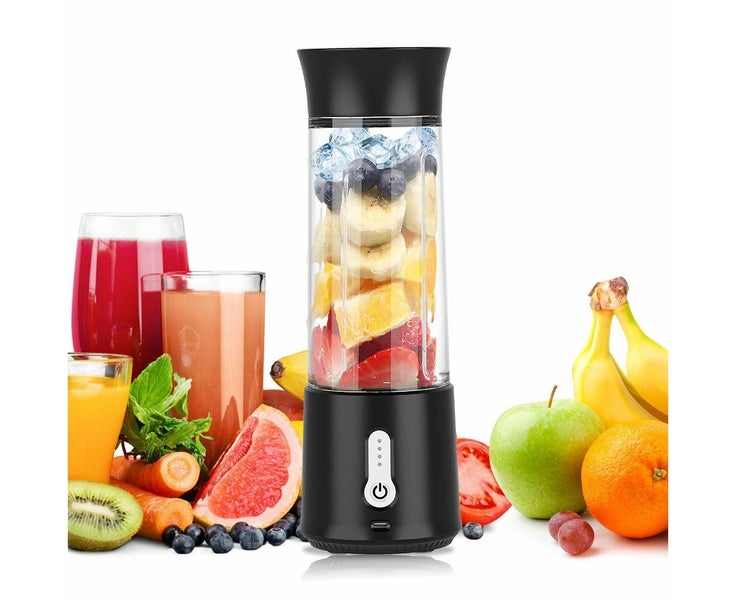 6 Blades Portable Blender Smoothie Maker - White Carousel 1