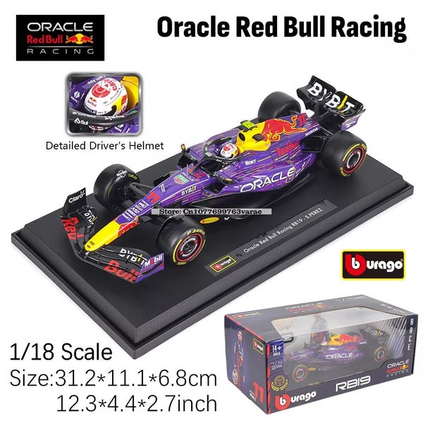 1:18 New Champion Red Bull Racing Car Model Vehicles Formula, 1-18 RB19-11 PPS Carousel 4