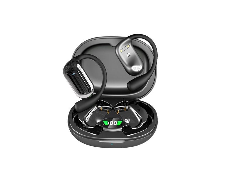 Wireless Earbud Bluetooth Compatible 5.4 Sports Earhook Earphone Earbuds-Black Carousel 2