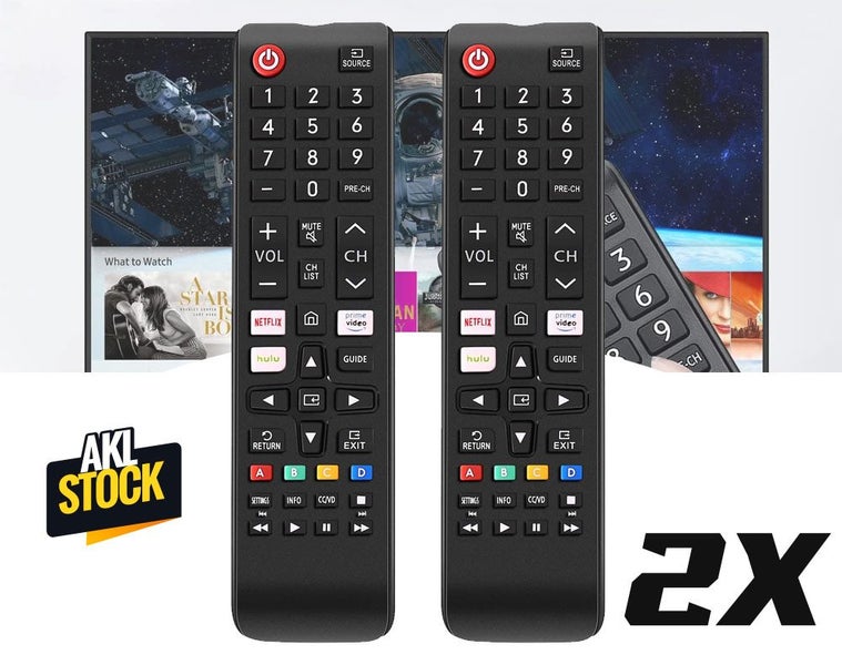 2X Samsung TV Remote Control for Smart TV Compatible Replacement Carousel 1