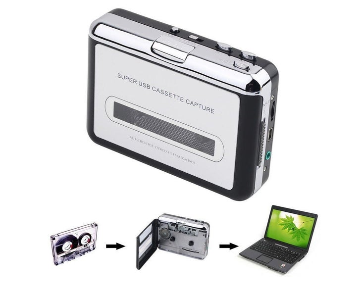 Tape to PC USB Cassette MP3 CD Converter Capture Digital Audio Music Player Carousel 1