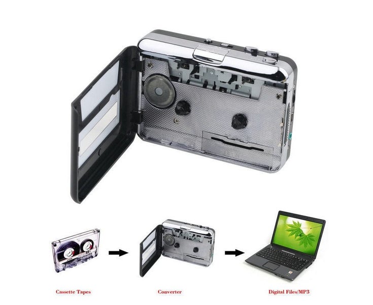Tape to PC USB Cassette MP3 CD Converter Capture Digital Audio Music Player Carousel 6
