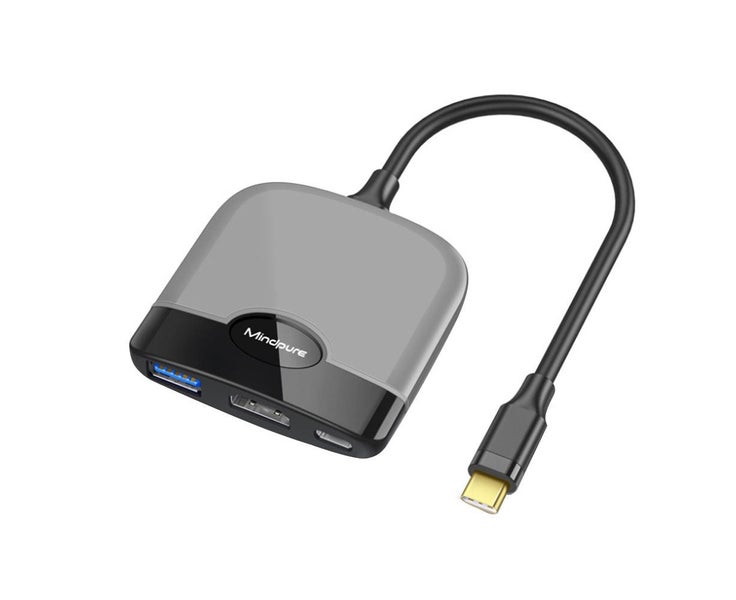 3-in-1 Expansion Docking Station with HDMI USB 3.0 Port - Black Carousel 1