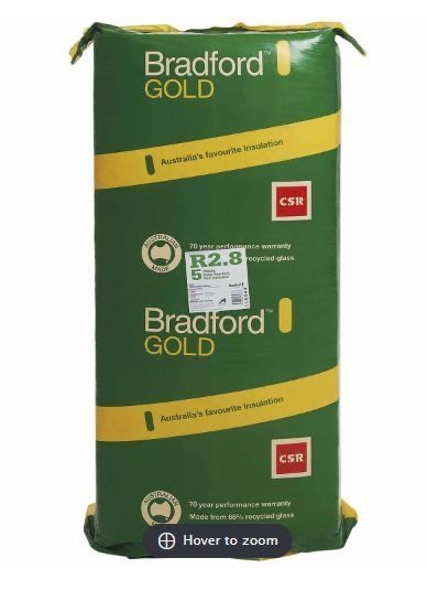 Bradford Gold Wall Insulation R2.8, 3.4m2 Gold Carousel 1