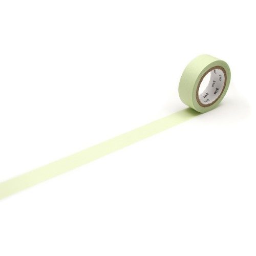 MT Washi Tape 15mm x 7m Pastel Leaf Carousel 1