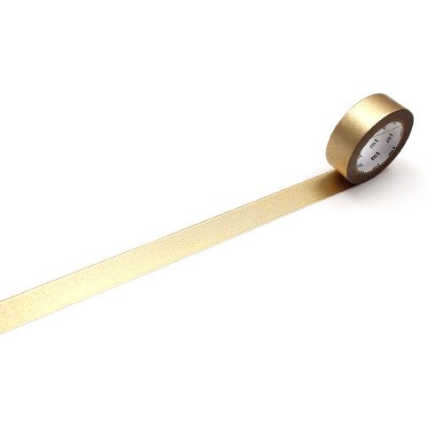 MT Washi Tape 15mm x 7m High Brightness Champagne Gold Carousel 1