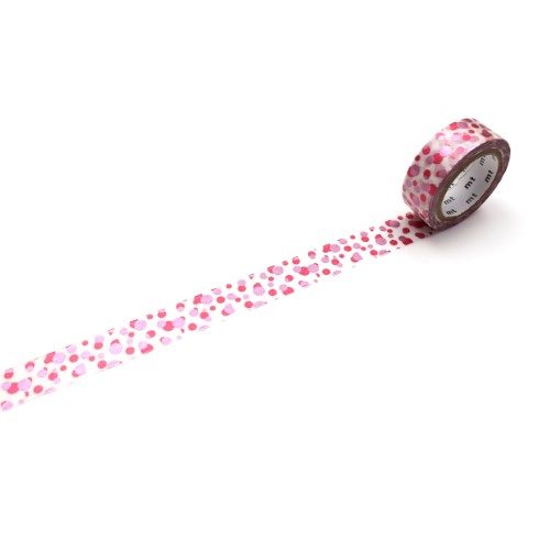 MT Washi Tape 15mm x 7m High Brightness Scattered Dot Carousel 1