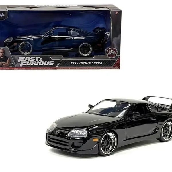 Jada 1:24 Fast and Furious 1995 Toyota Supra High Simulation Diecast Metal Alloy Carousel 4
