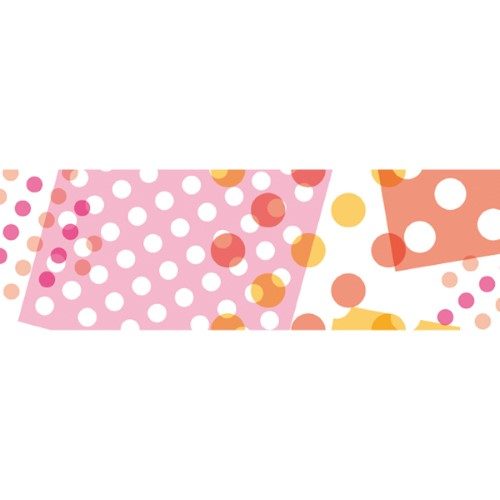 MT Washi Tape 15mm x 7m Negapori Dot Pink Carousel 2