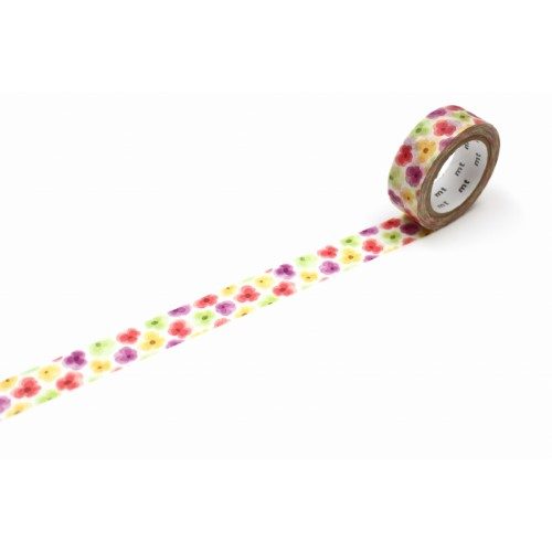 MT Washi Tape 15mm x 7m EX Pansy Carousel 1