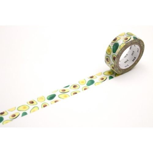 MT Washi Tape 15mm x 7m EX Avocado Carousel 1