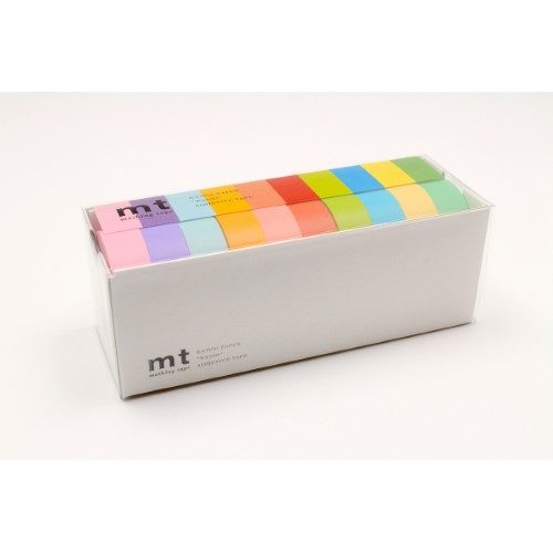 MT Washi Tape 15mm x 7m Pastel Colours Set of 10 Carousel 2