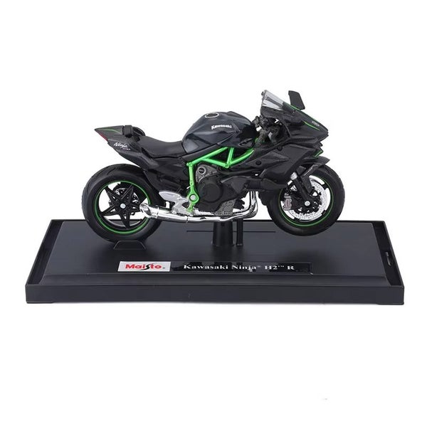 1:18 kakawasaki H2R KLR 650 die-casting motorcycle model alloy, 1-18 NINJA H2R Carousel 1
