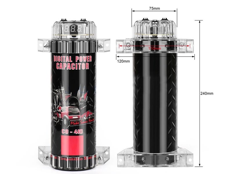 4.0 Farad Capacitor with Digital Red Display (Over Stocked) Carousel 7
