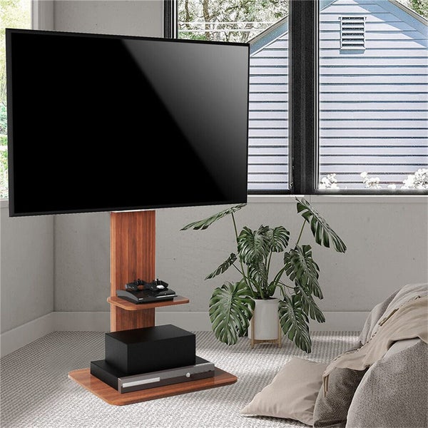 Heavy Duty TV Floor Stand Height Adjustable TV Mount Bracket Up To 65" TV Stand Carousel 2