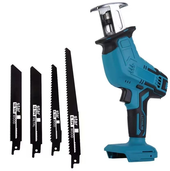 Cordless Electric Reciprocating Saw Sabre Saw Fits 18V Makita Battery Carousel 1