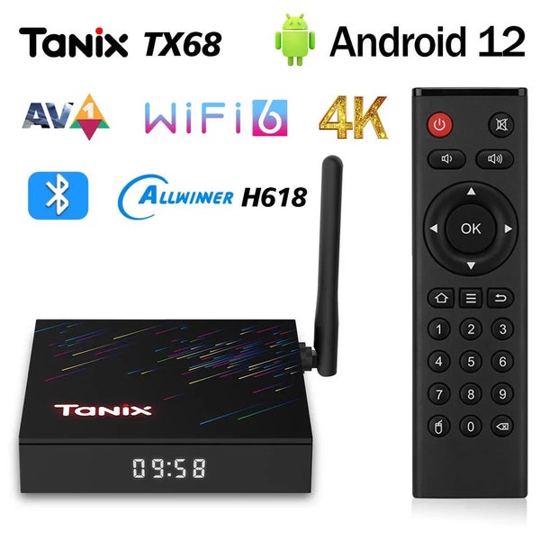 Tanix TX68 TV Box Android12 Allwinner H618 2GB/4GB RAM 16GB 32GB/64GB BT AVI ... Carousel 2
