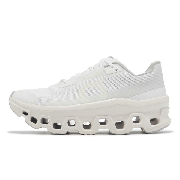 On Running Cloudmonster Void All White Women Road Running Shoes 3WF10491200 Carousel 1
