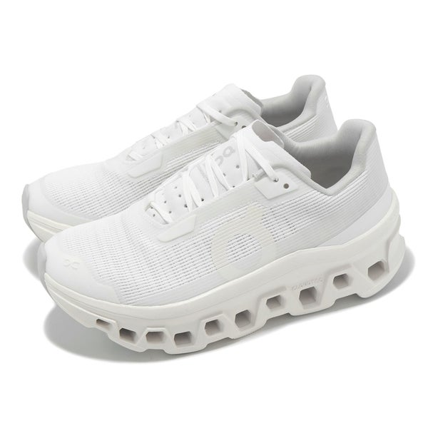 On Running Cloudmonster Void All White Women Road Running Shoes 3WF10491200 Carousel 16