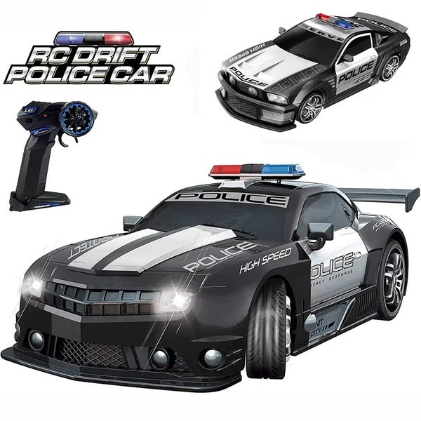 1/12 Big 2.4GHz Super Fast Police RC Car Remote Control w/Lights,1 Battery 1999 Carousel 3