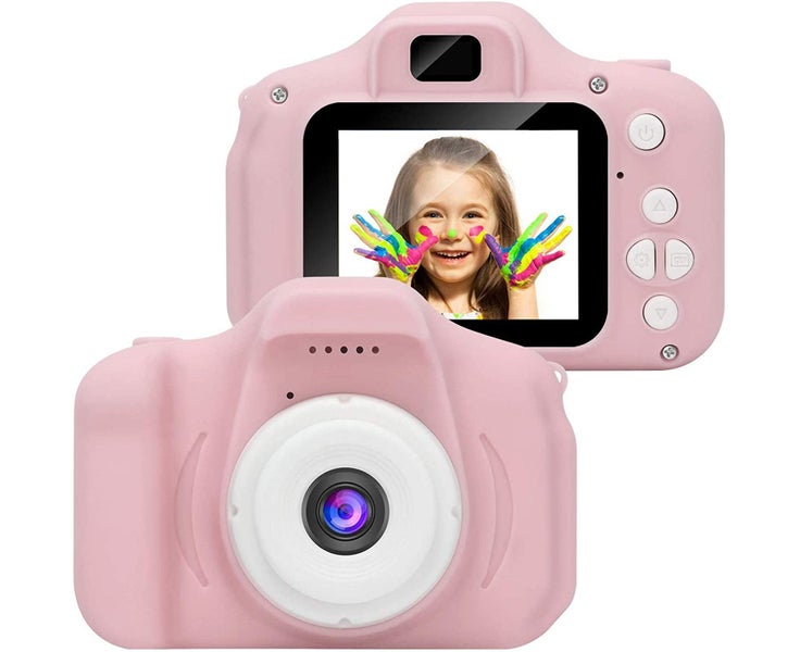 Kids Camera, Mini Rechargeable Kids Digital Camera Shockproof Video Camcorder Carousel 1