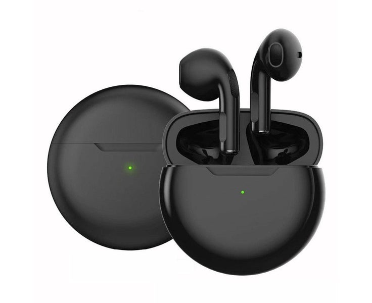 Smartphone Compatible Wireless Earbuds with Charging Case Black Carousel 1